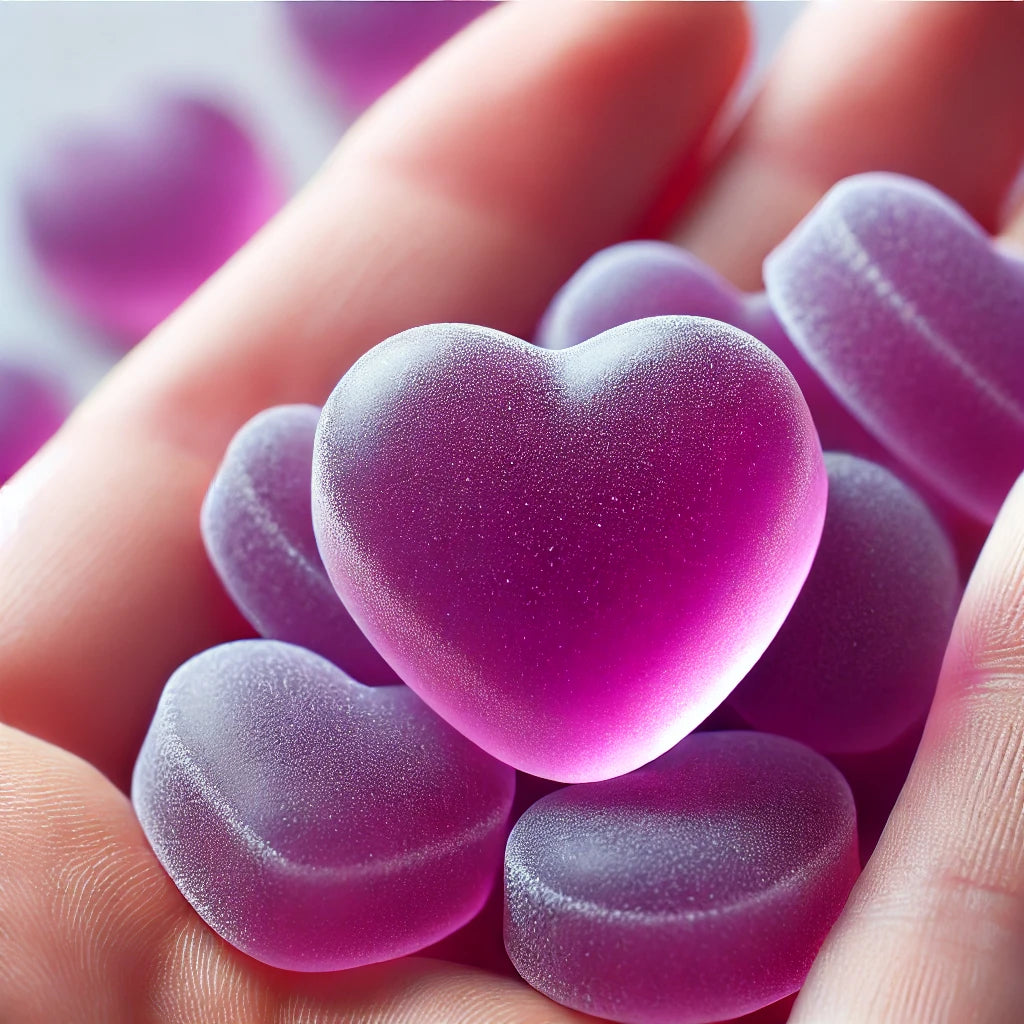 how we dye our gummies purple naturally
