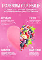 It Girl Snack - Superfoods Greens Gummies in Pink Starburst Flavor