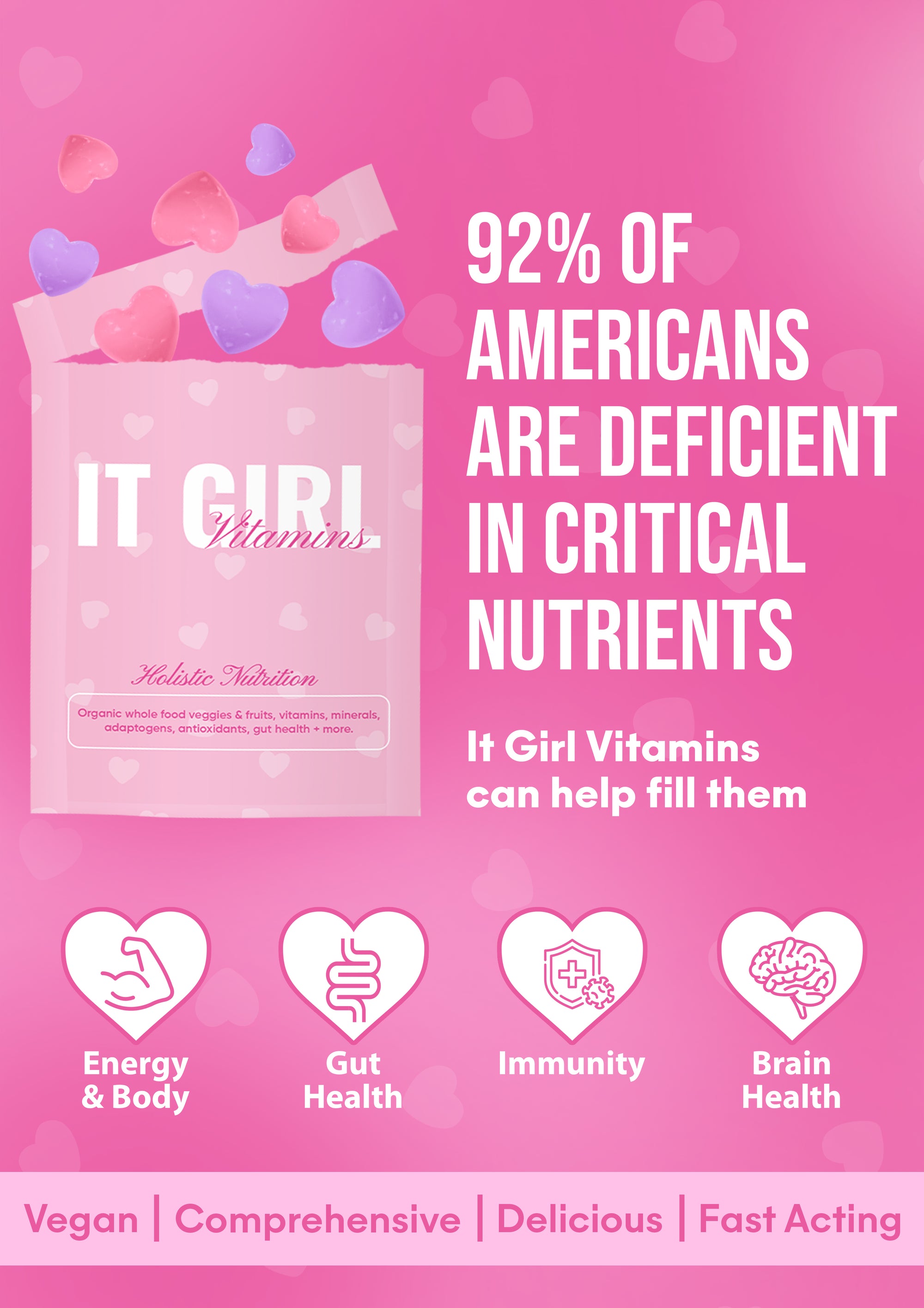 It Girl Fruit Snacks – Daily Superfoods Greens Gummies