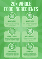 It Girl Greens Glow Pop™ 20 Gut Ingredients - Prebiotic Fiber + Probiotics