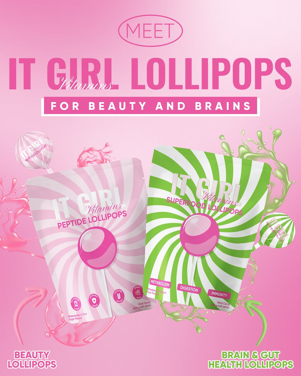 It Girl Beauty & Greens Pop Power Pair 🍭🍭