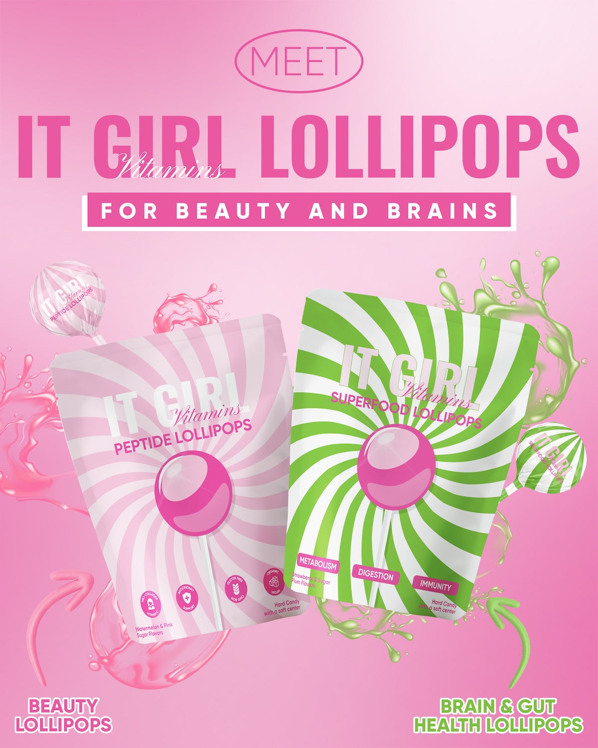 It Girl Beauty & Greens Pop Power Pair 🍭🍭