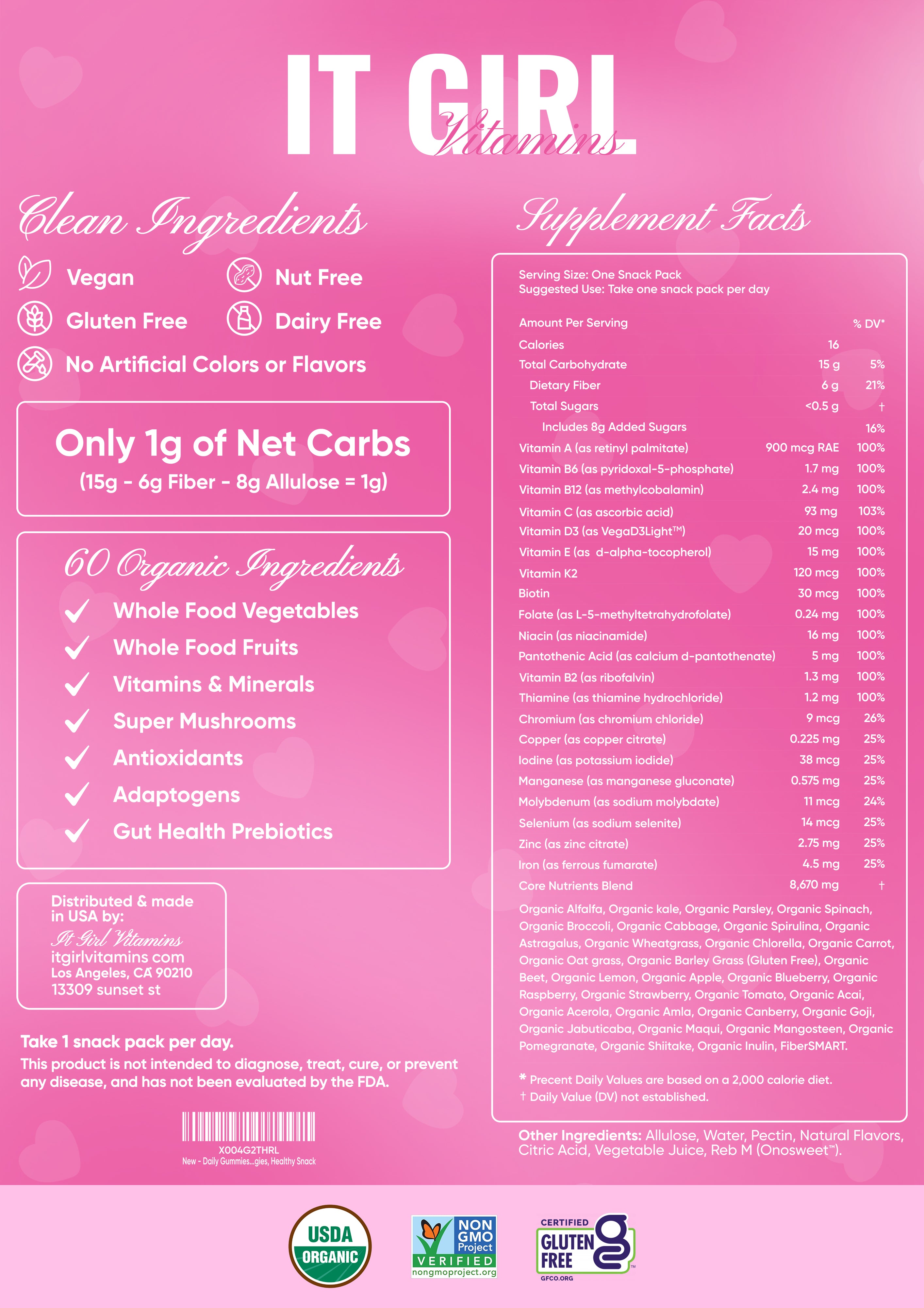 Everything It Girl: 5 Daily Gut Health & Beauty Wellness Formulas