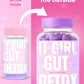 It Girl Gut Detox – Vegan Probiotic Gummies for Women, Bloating Relief, Digestion Support, Clean Ingredients, 30-Day Supply
