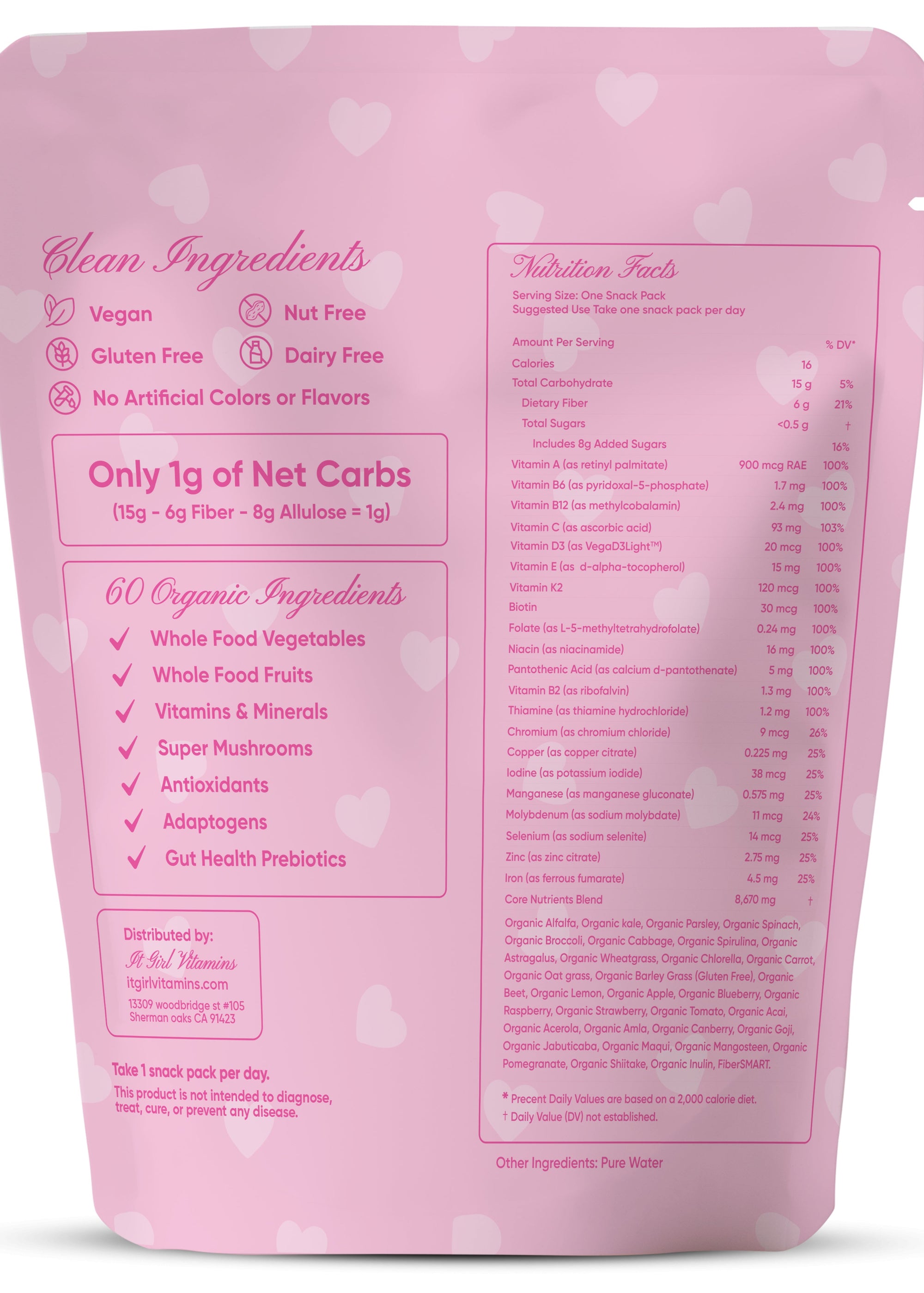 It Girl Fruit Snacks – Daily Superfoods Greens Gummies