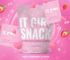 It Girl Snack - Superfoods Greens Gummies in Pink Starburst Flavor
