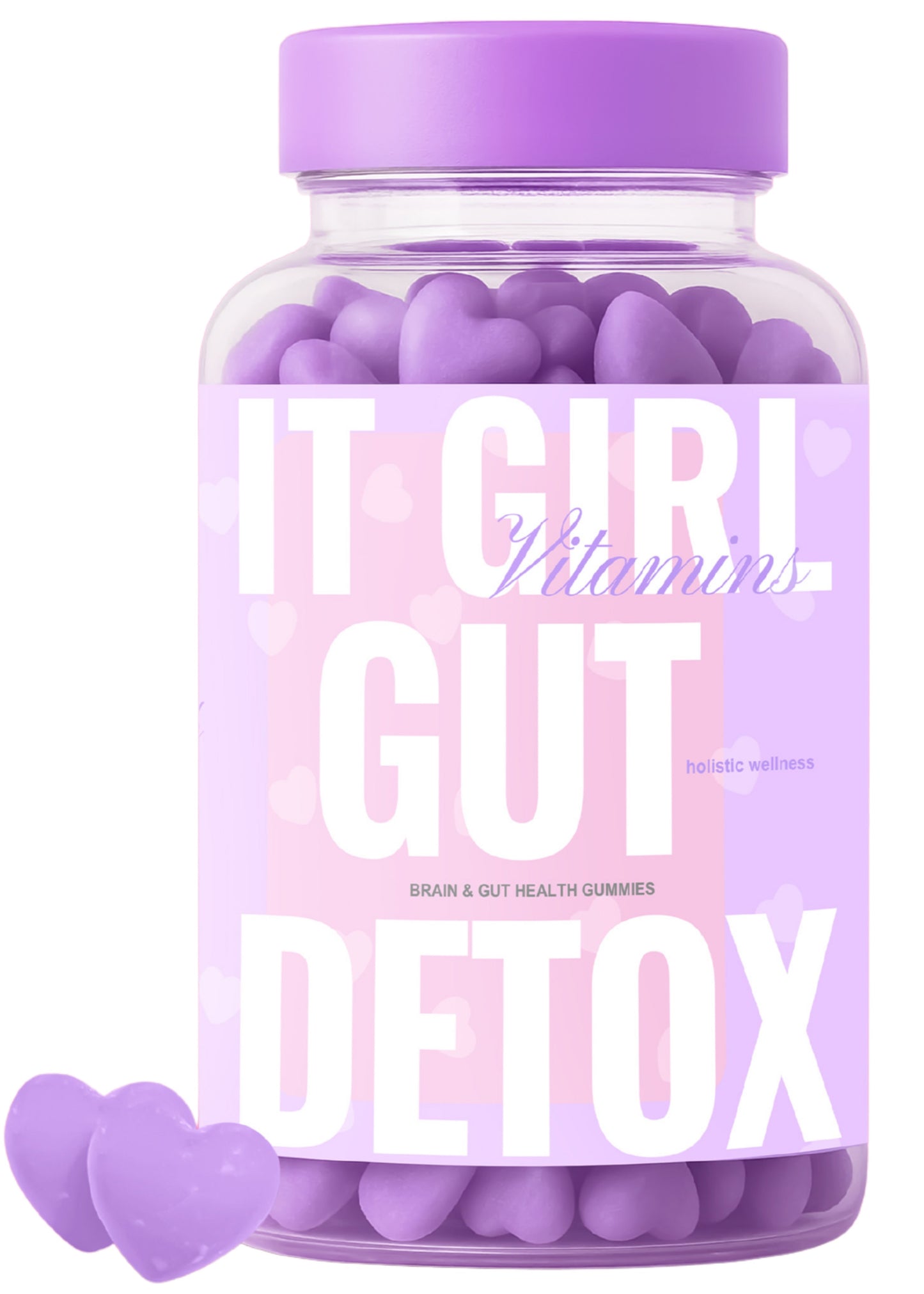 It Girl Gut Detox – Vegan Probiotic Gummies for Women, Bloating Relief, Digestion Support, Clean Ingredients, 30-Day Supply