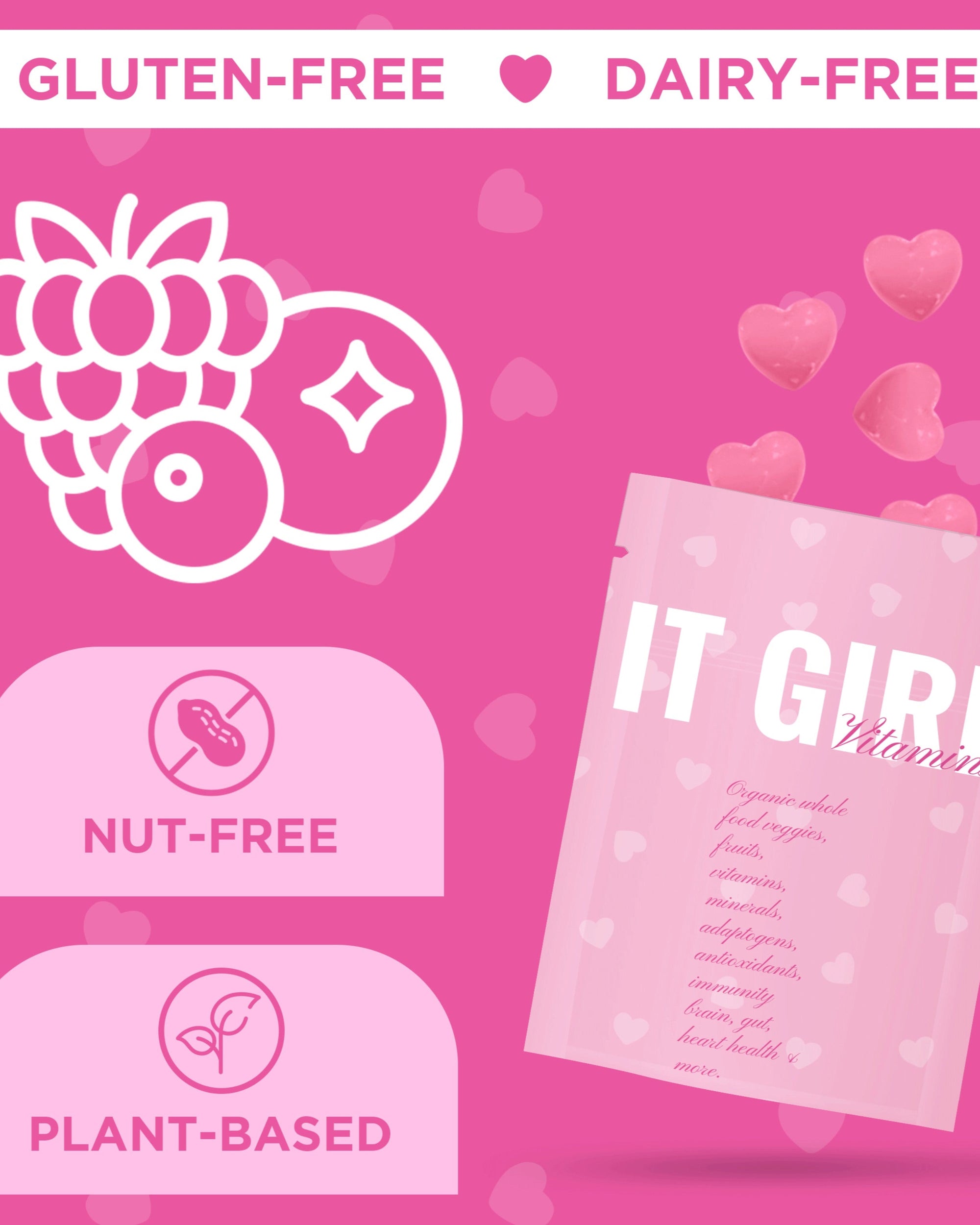 It Girl Fruit Snacks – Daily Superfoods Greens Gummies
