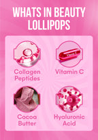 It Girl Beauty Lollipops - Collagen Peptides & Vitamin C Healthy Candy for Skin, Hair, Nails