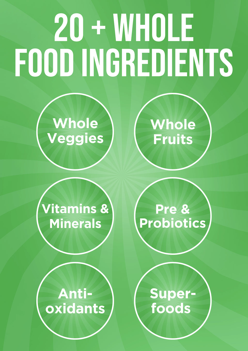 It Girl Greens Glow Pop™ 20 Gut Ingredients - Prebiotic Fiber + Probiotics