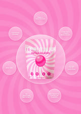 It Girl Peptide Lollipops pouch surrounded by ingredient and product callouts.