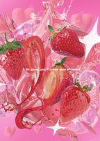 delicious strawberry flavor skin vitamins & minerals for women and teens